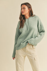Pullover Knit Hoodie