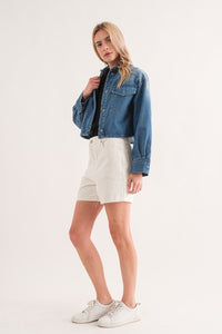 Cropped Denim Jacket