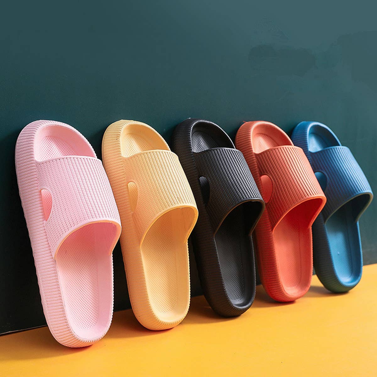 Slide Solid Color Sandals