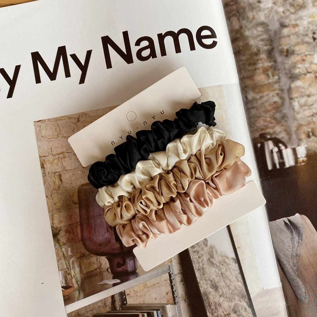 Hair Scrunchie Set of 4
