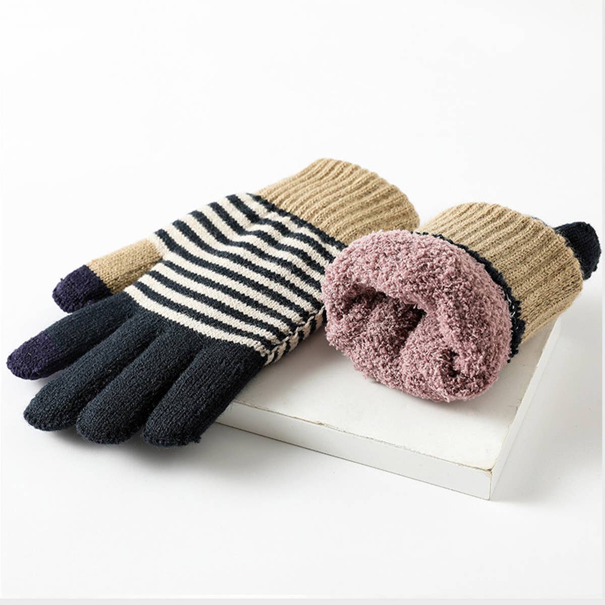 Double Layer Touch Screen Gloves