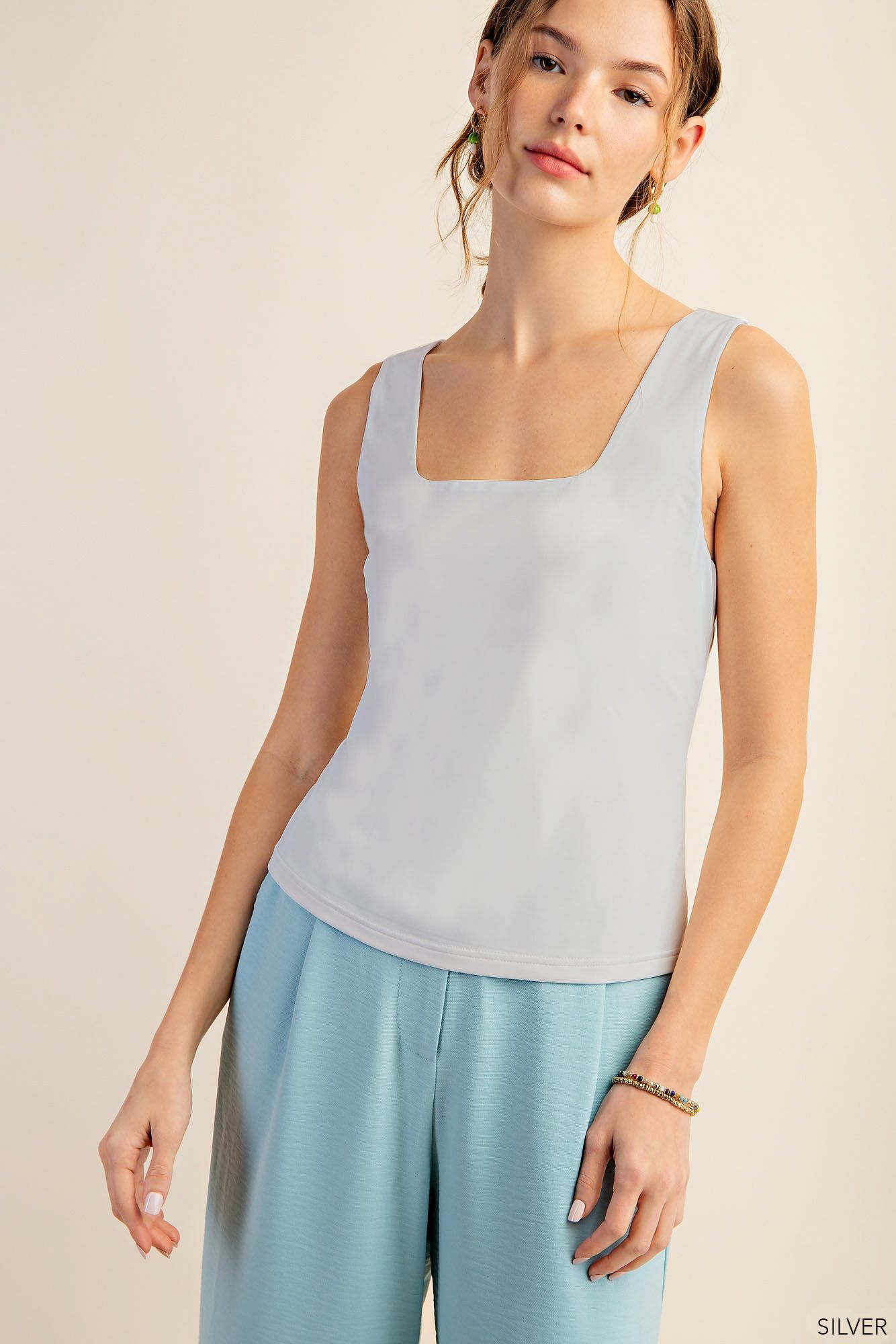 Ultra Stretch Square Neck Tank