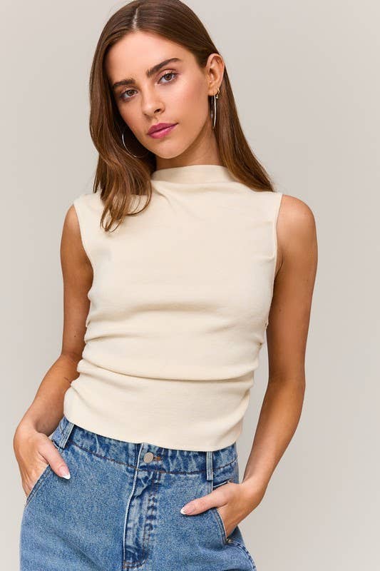 Off Shoulder Sweater Top