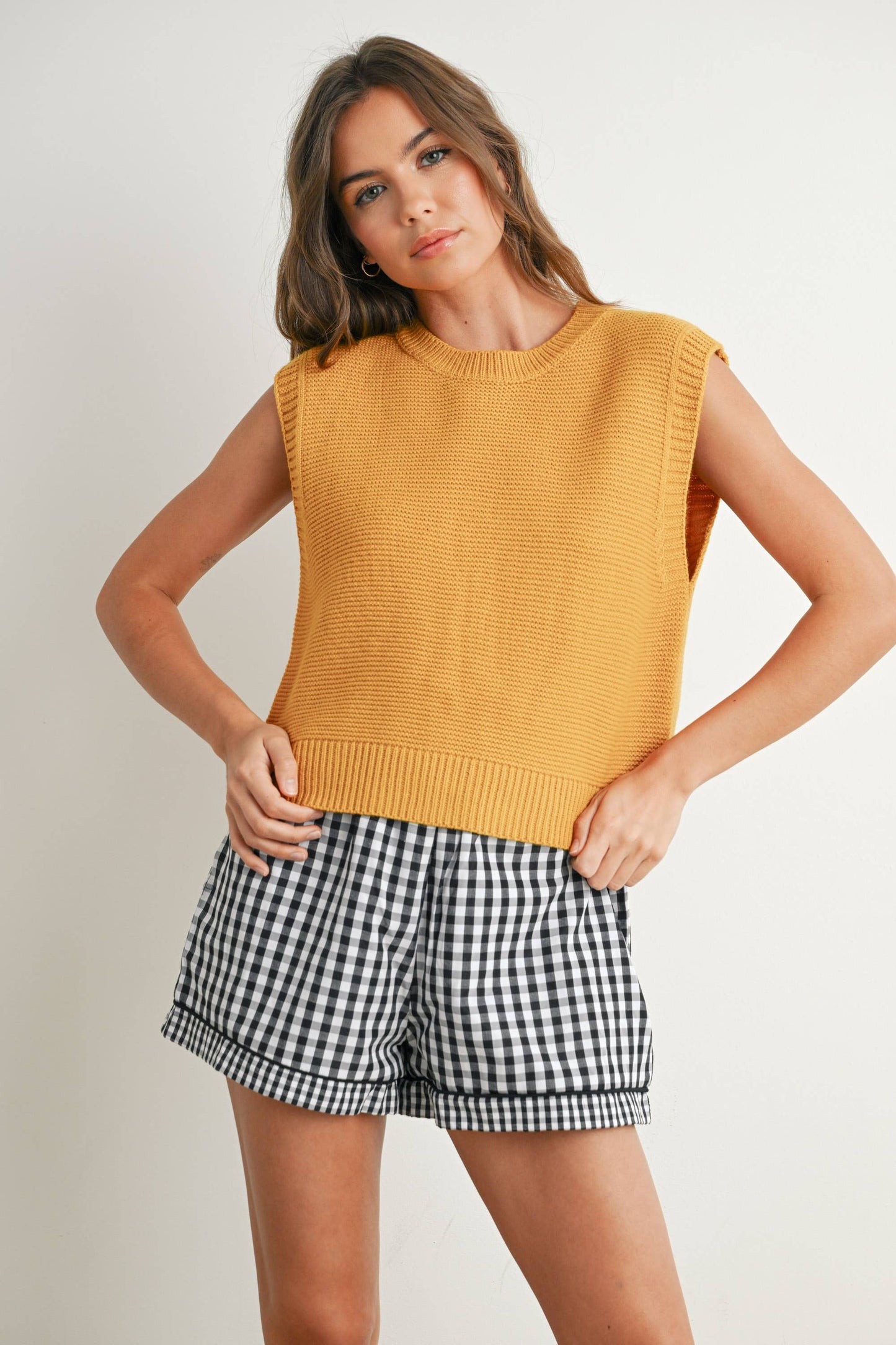 Sweater Top with Tie Back
