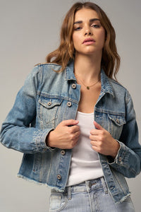 Cropped Denim Jacket