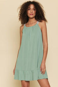 Chiffon Tie Modal Dress