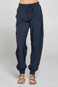 Woven Cargo Pants Deep Navy