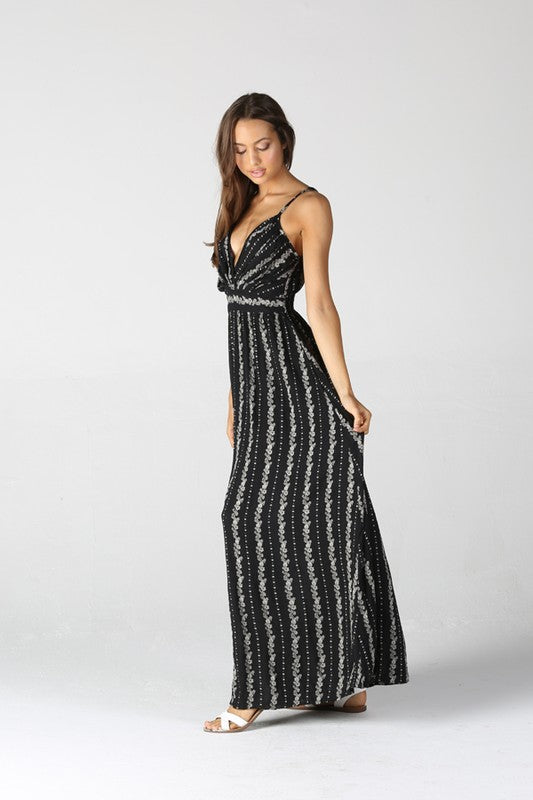 V-Neck Maxi Dress