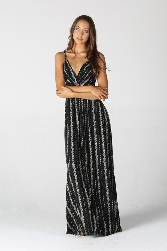 V-Neck Maxi Dress