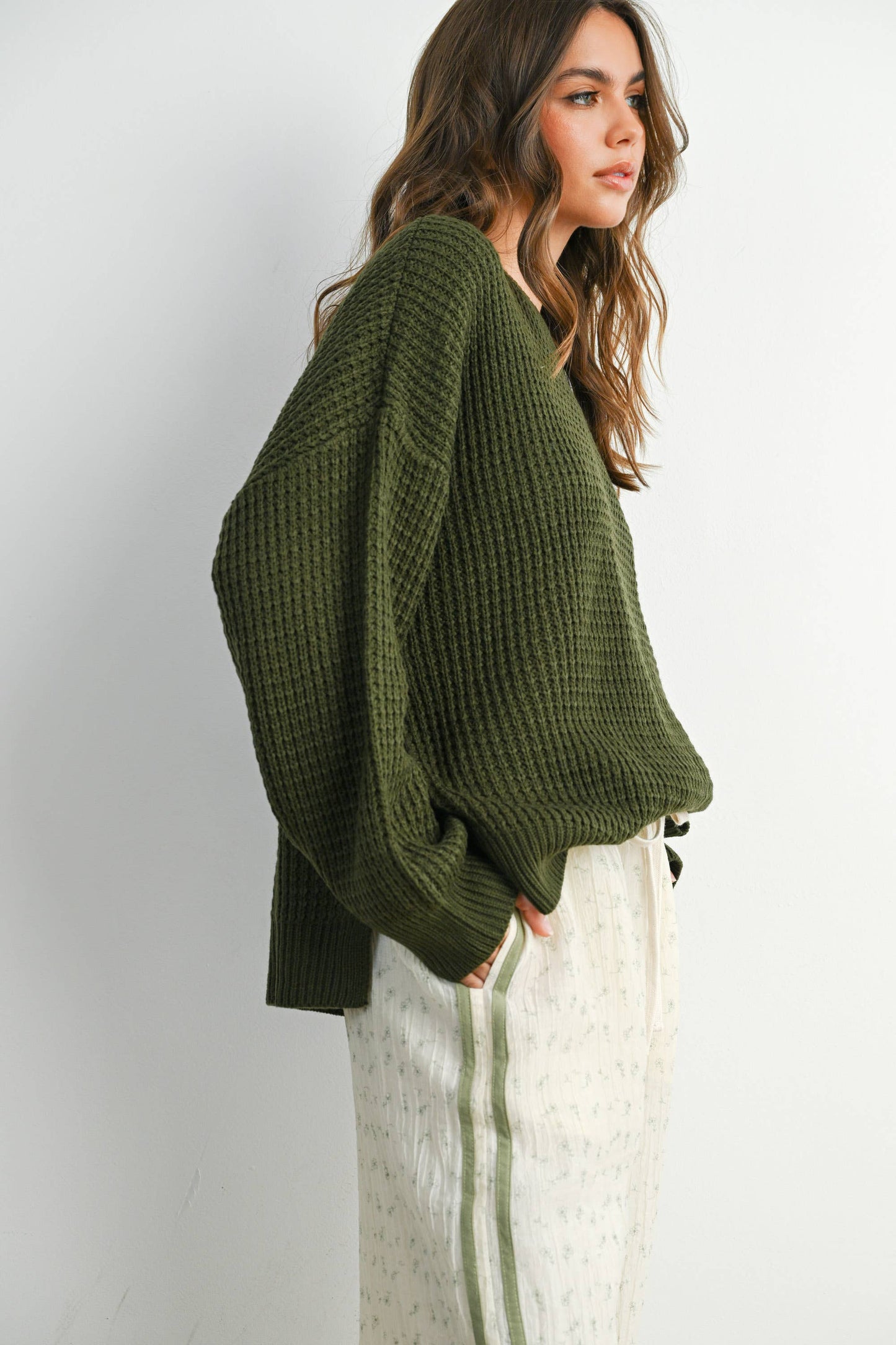 Round-Neck Classic Long Sleeve Top