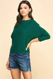 Dolman Sleeve Sweater Green
