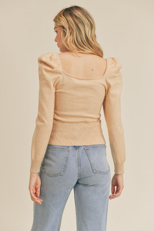 Square Neck Sweater