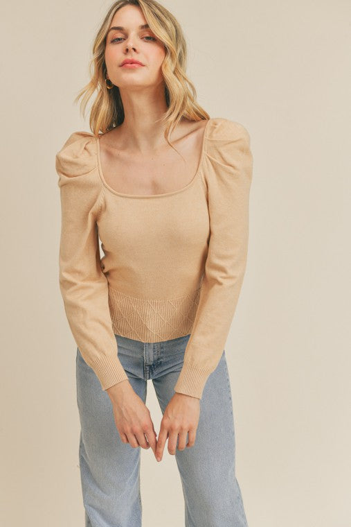 Square Neck Sweater