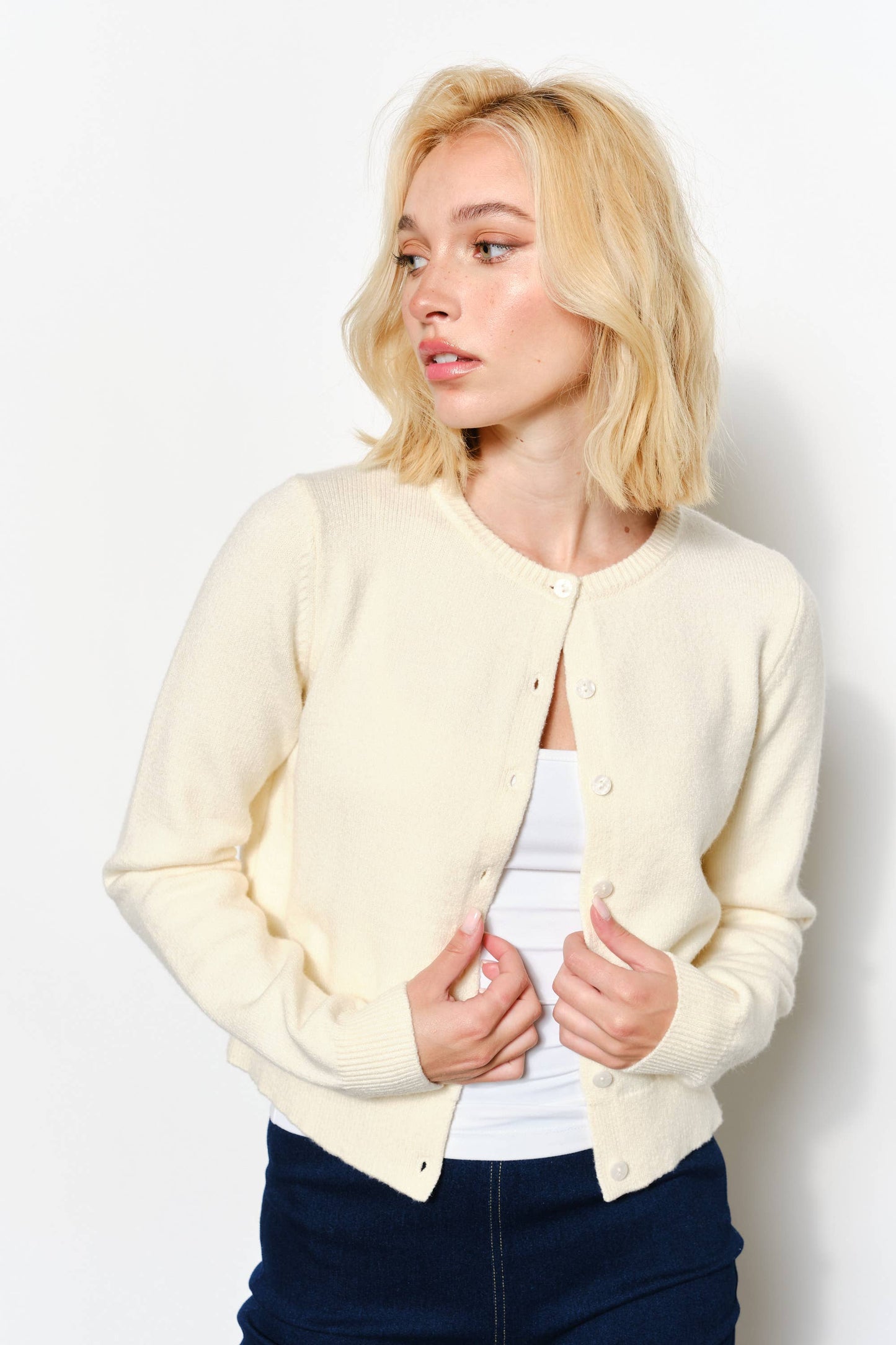 AMELIA KNIT CARDIGAN - Cozy, Cute, Layering