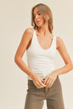 Double Layer V-Neck Tank