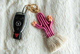 Boho Macrame Keychain