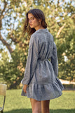 Plaid Detail Button Up