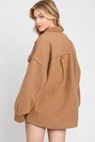 Oversized Cotton Blend Jacket