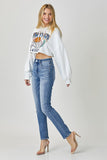 Mid Rise Relaxed Skinny Jeans