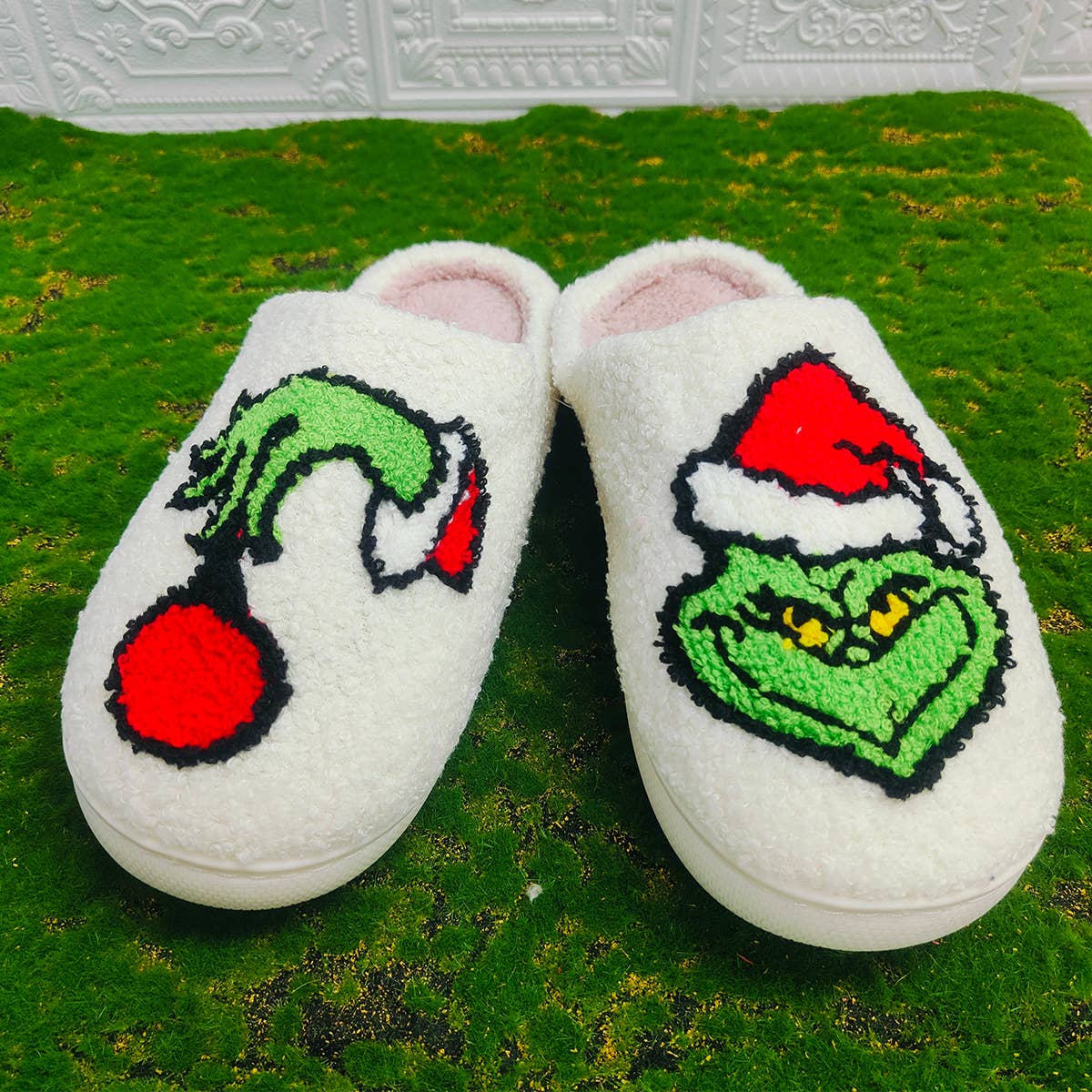 Christmas Grinch Slippers