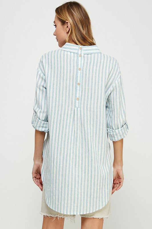 Breezy Linen Boyfriend Shirt