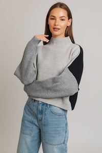 Color Block Oversize Sweater