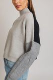 Color Block Oversize Sweater