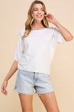 Fine Gauge Dolman with Diamond Pointelle