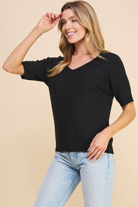 Fine Gauge Shortsleeve Dolman