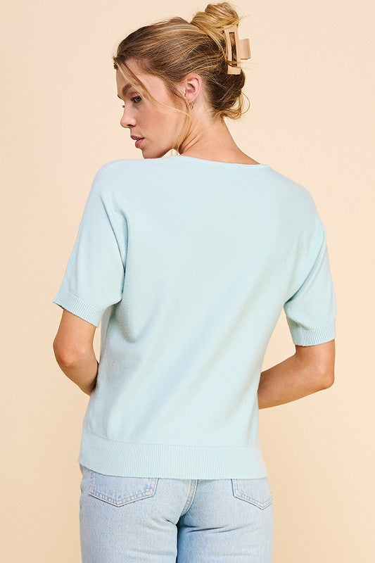 Fine Gauge Shortsleeve Dolman