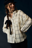 Plaid Print Button Shirt