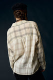 Plaid Print Button Shirt