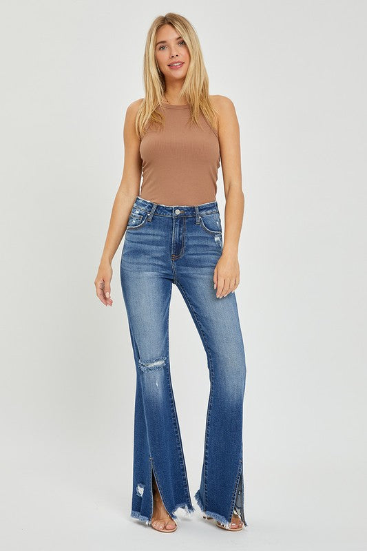 HR Front Slit Denim
