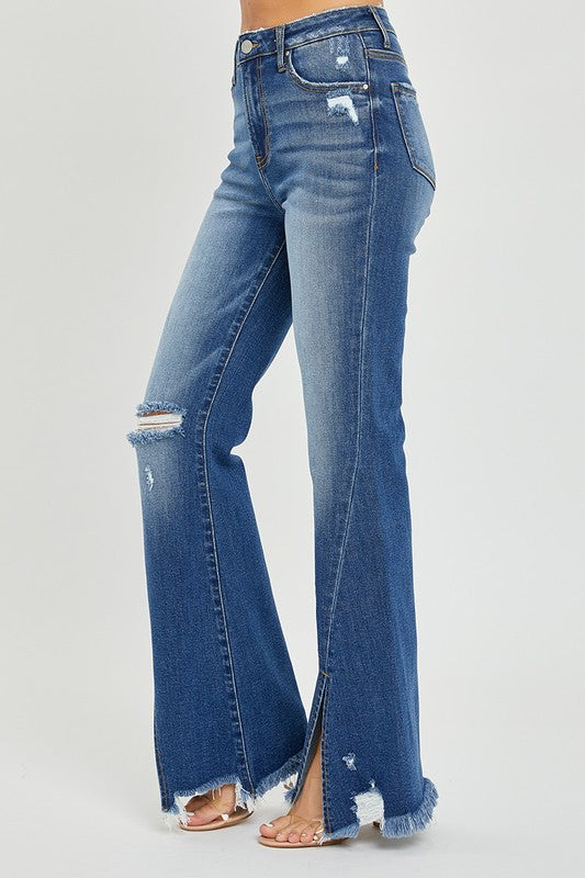 HR Front Slit Denim