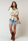 Long Sleeve Stripe Button Down