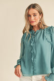 Chiffon Ruffled Blouse