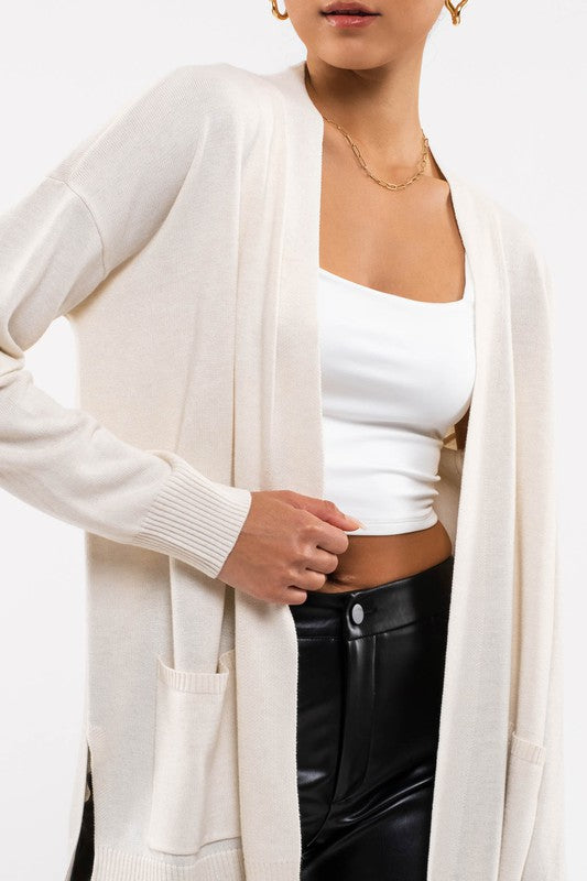 Open Front Cardigan