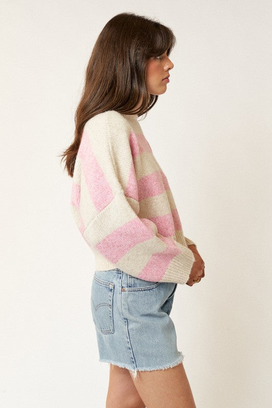 Stripe Boatneck Sweater
