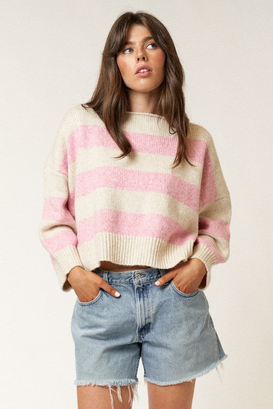 Stripe Boatneck Sweater