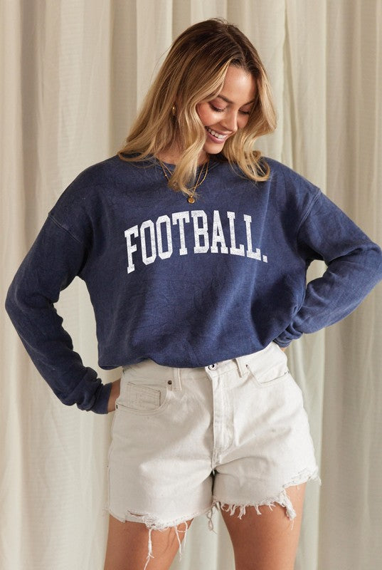 Football Mineral Washed Sweatshirt