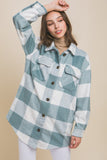 Plaid Bust Pocket Shacket