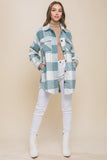 Plaid Bust Pocket Shacket