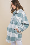 Plaid Bust Pocket Shacket