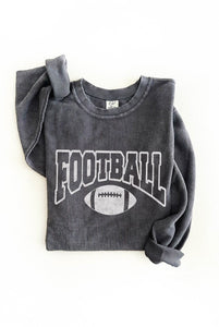 FOOTBALL Thermal Vintage Pullover