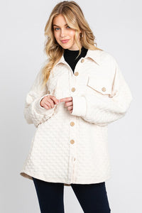 Button Down Quilted Jacket