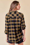 Roll up Plaid Shirt