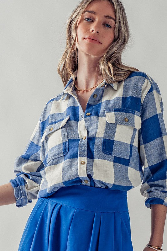Plaid Flannel Button Down