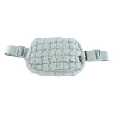 Quilted Puffer C.C Belt Bag BGS0064: Ivory