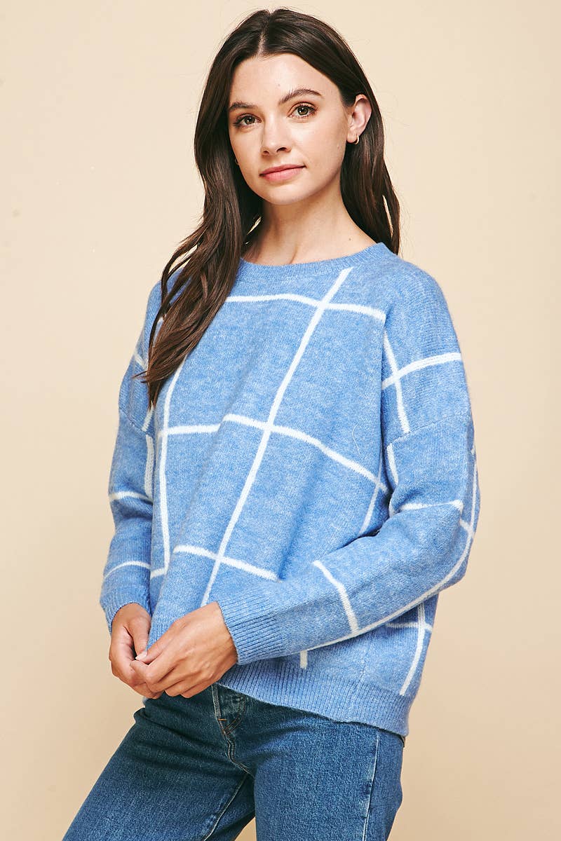 Check Sweater