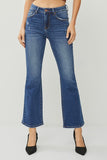 High Rise Ankle Flare Jeans
